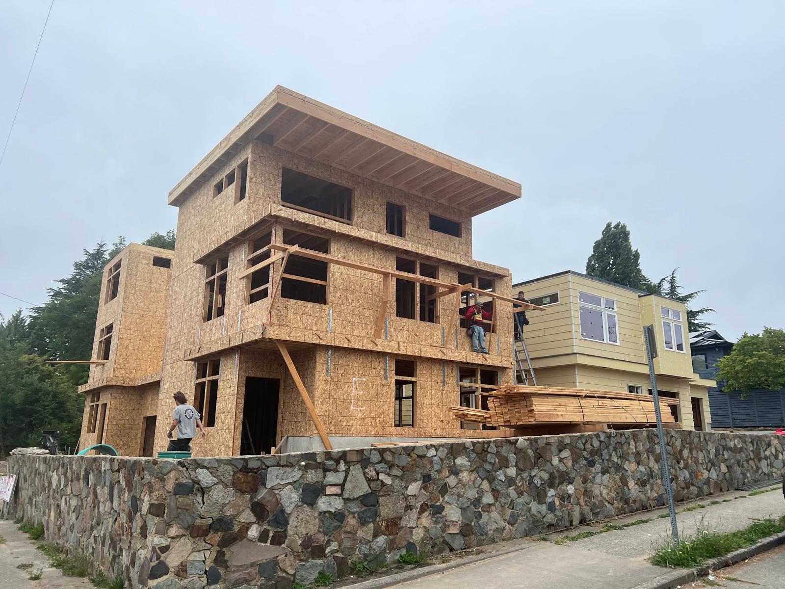 New home construction Seattle — before